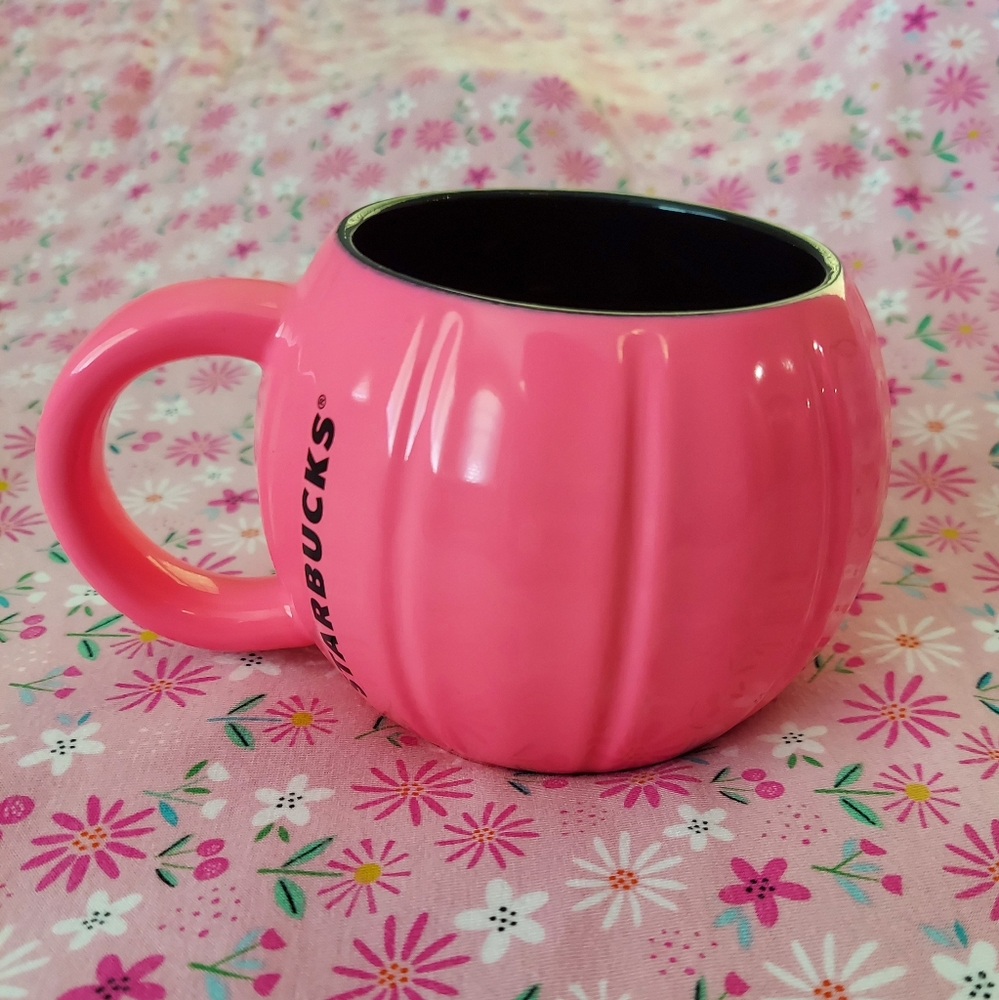 Starbucks pink pumpkin mug Halloween 2023